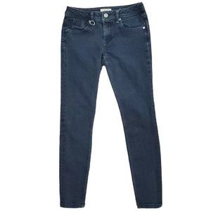 Burberry Brit Westbourne Skinny Ankle 26 w (Meas 26x27 7.5" Rise) Dark Jeans A15